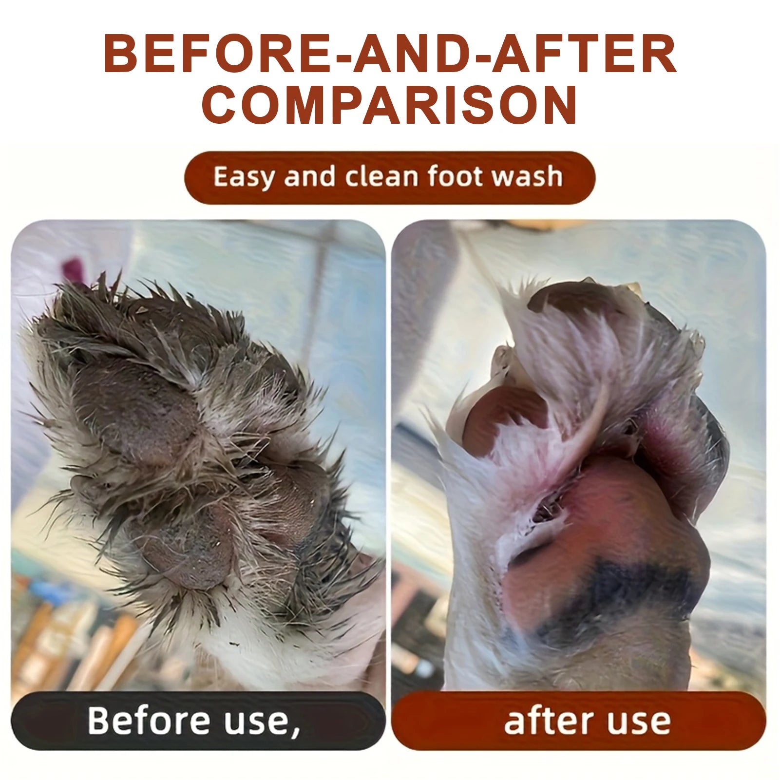 Pet Paw Cleaner Cup – No-Scrub Cleaning for Dogs & Cats